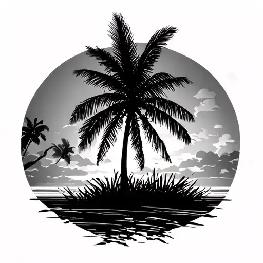 Palm Tree Silhouette