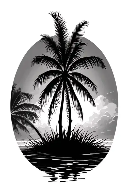 Palm Tree Silhouette