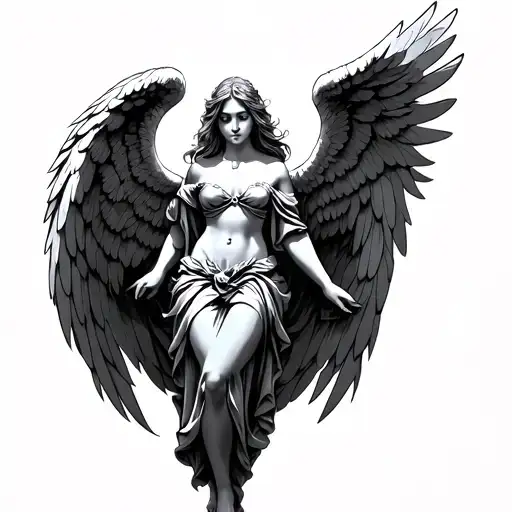 Angel Named Gabhriel With Wings