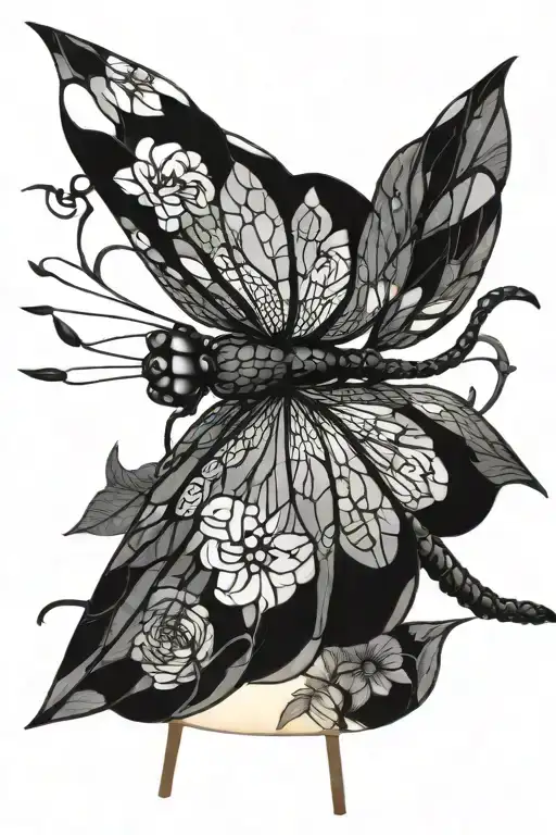 Tiffany Table Lamp Dragonfly