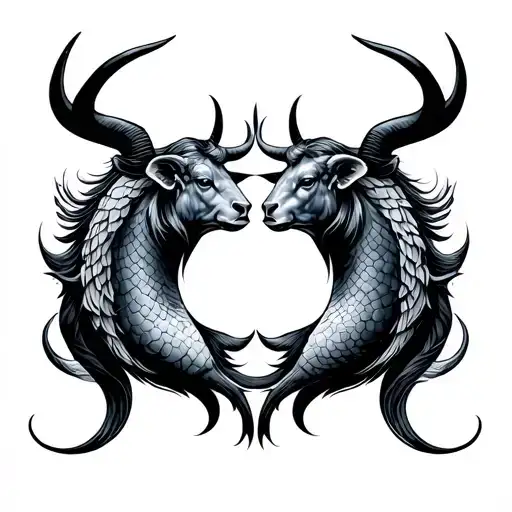 Taurus And Pisces Symbol