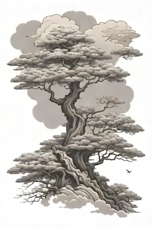 Japanese Tree Clouds