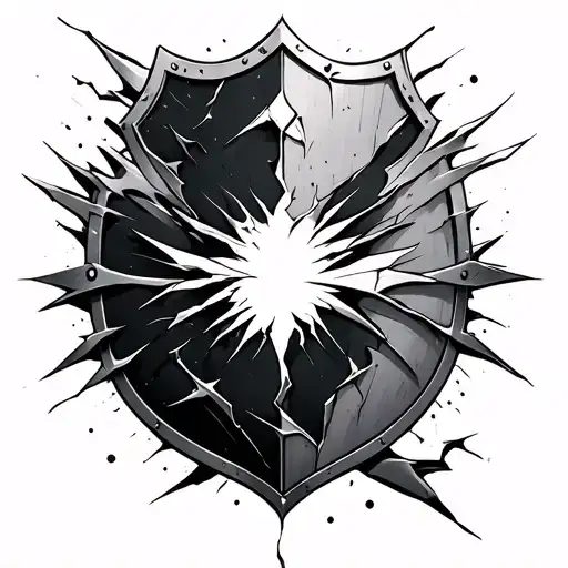 Broken Shield Kinsugi