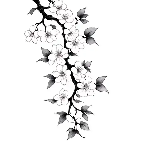 Cherry Blossoms Vine