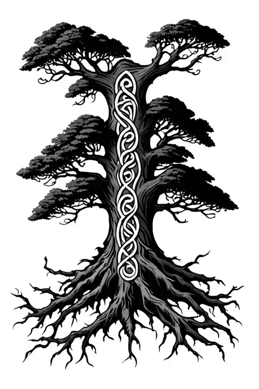 Historic Gaelic Tree Of Life