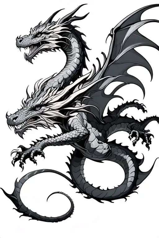 Dragon In And Out Of Skin