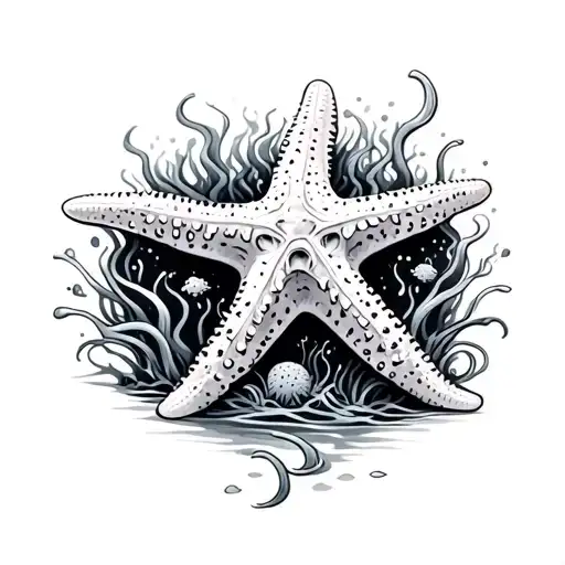 Starfish Ocean Scene
