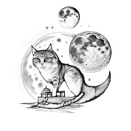 Moon Cat Tree
