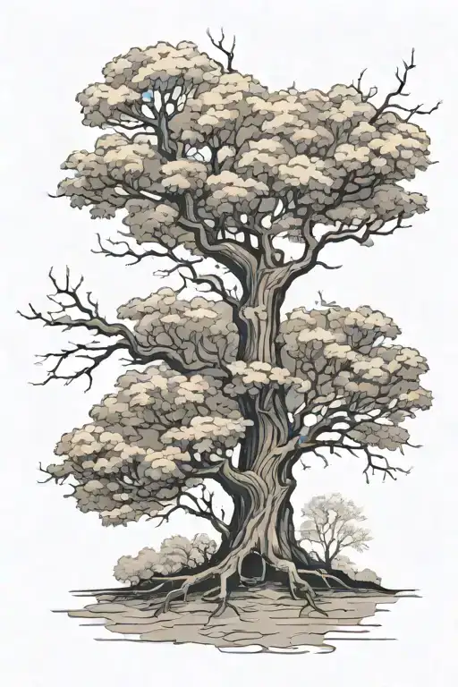 A Tree Dying And Reblooming