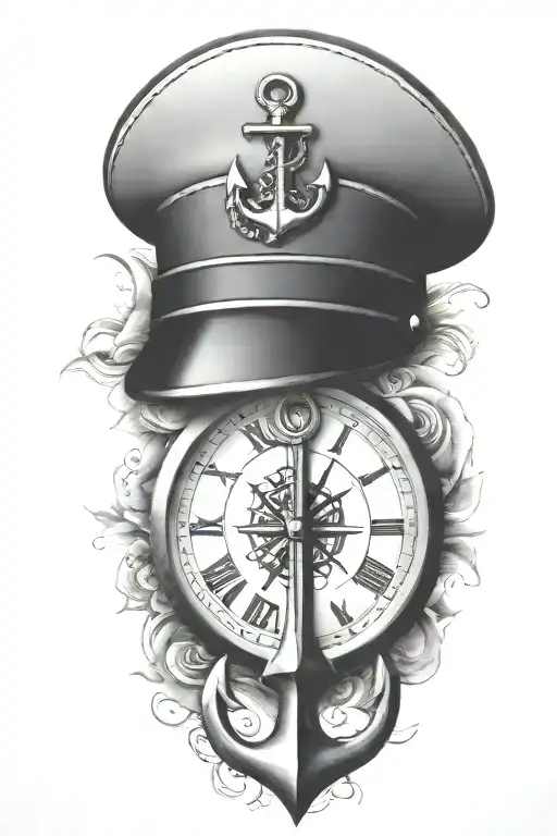 Anchor Clock Canadian Soldier Hat