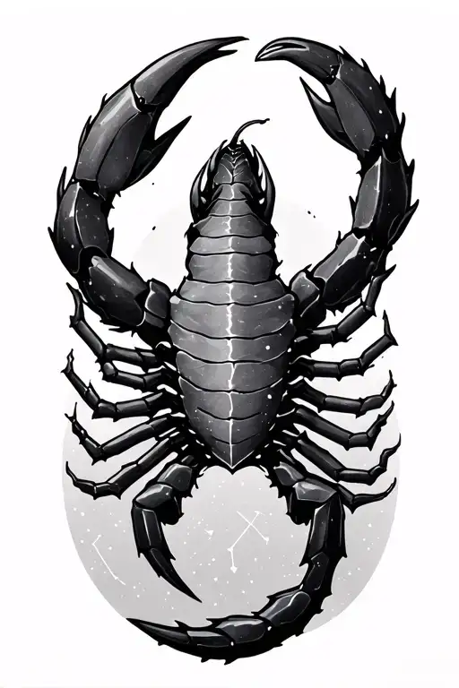 Constellation Scorpio And Gemini Minimalistic