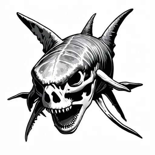 Skeleton Shark Taken