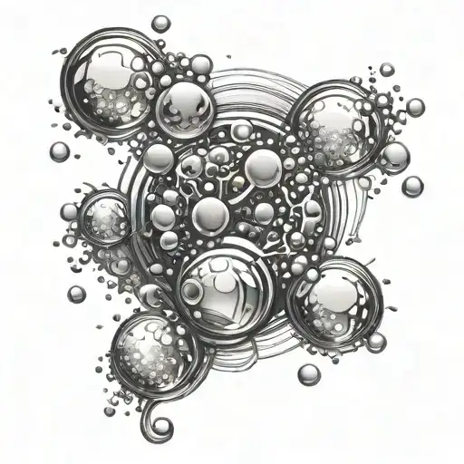 Universe Water Merging Bubbles