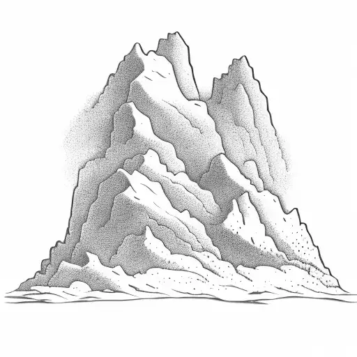 Beach With Mountain Jungle Background