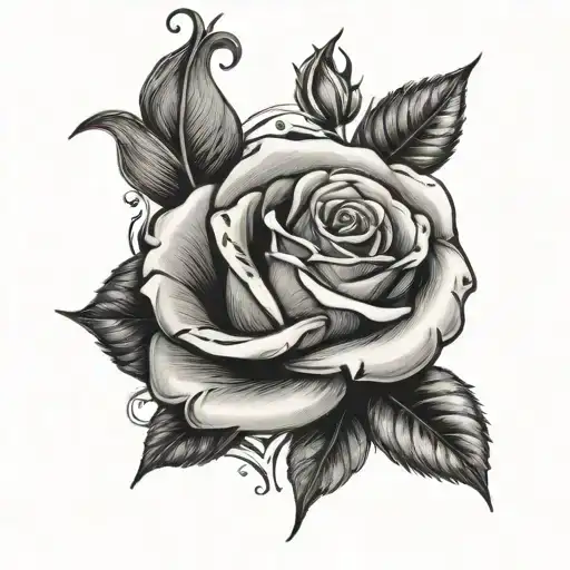 Letters And Rose Made