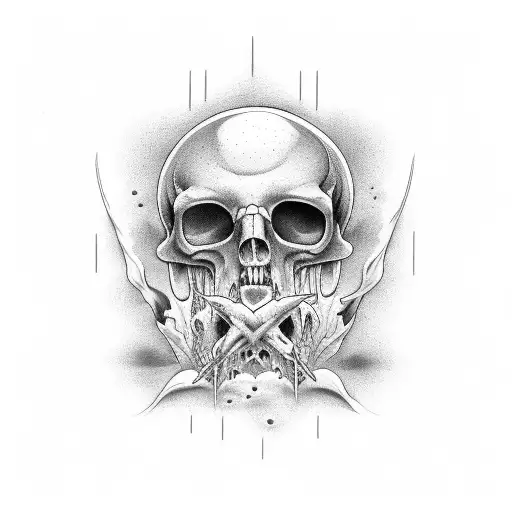 Pain Is Temporary Blended Into Cross