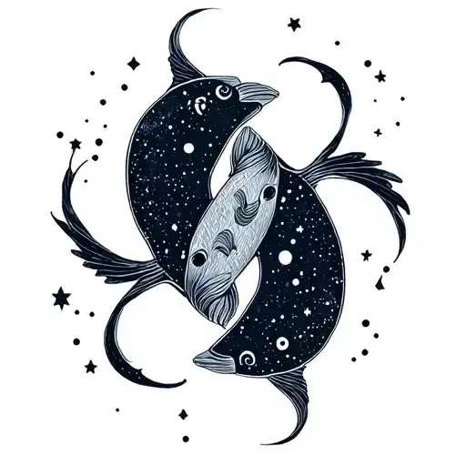 Pisces And Aquarius Constellation