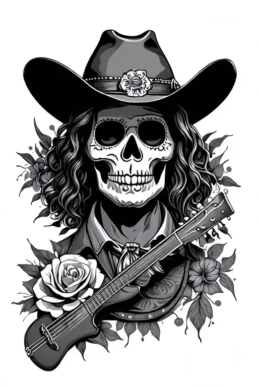 Cowboy Day Of The Dead