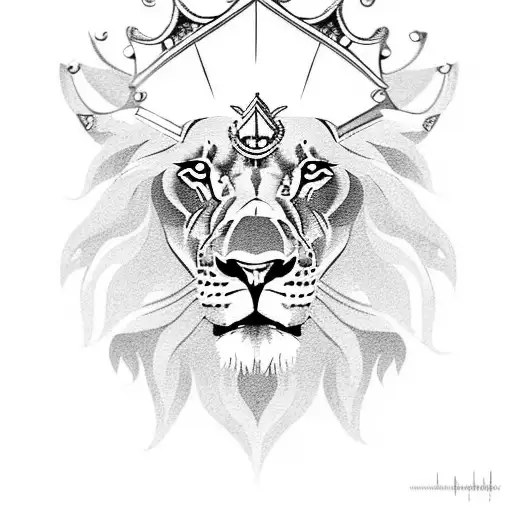 Lion With Crown