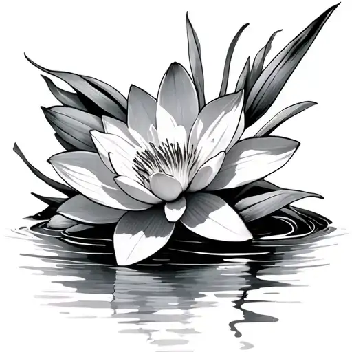 Daffodil And Water Lily