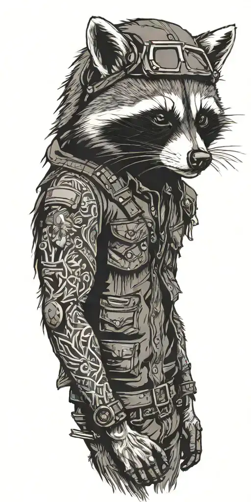 Rocker Raccoon