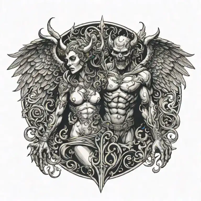 A Half Angel And Demon