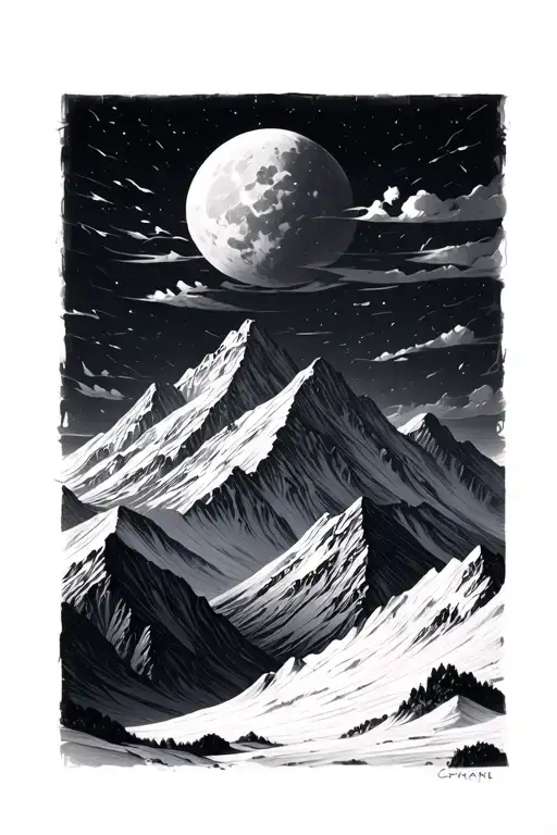 Fourier Transform Into A Mountain Range