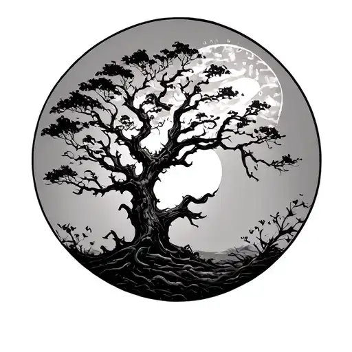 Tree And Time Passing