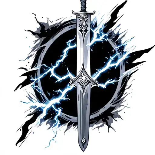 Sword With Lightning