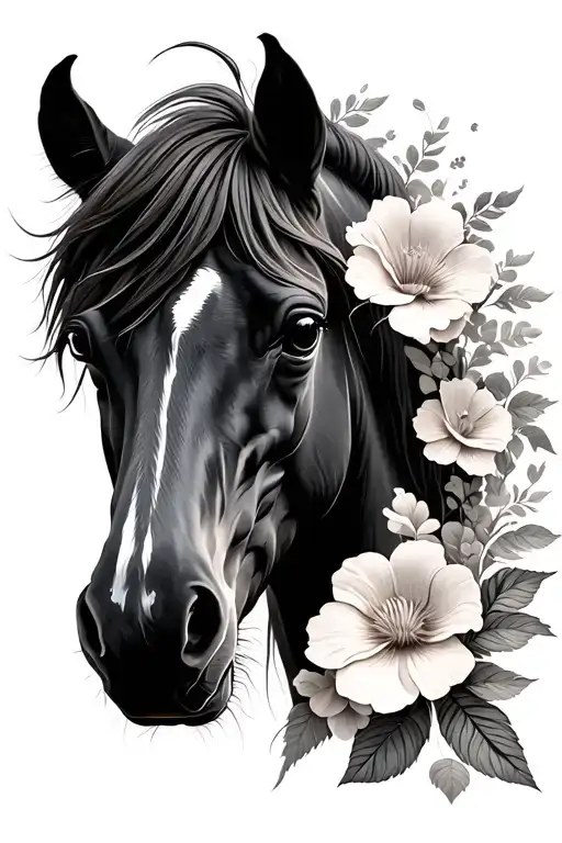 Horse Flowers Growing