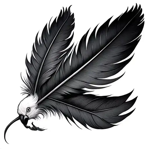 Cockatoo Tail Feather