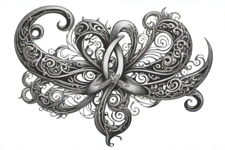 Infinety Symbol Name Incorporated Within Her She Looks