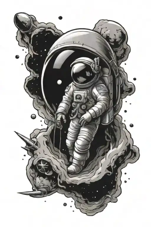 Space And Astronaut