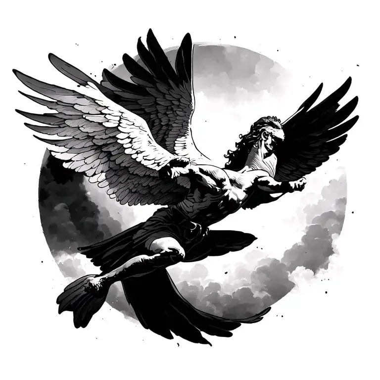 Icarus Flying Towards