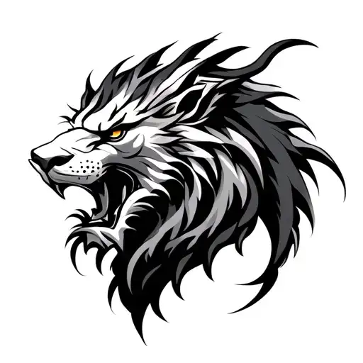 Dragon Lion Head