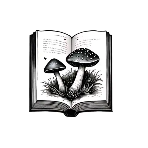 Book Open Mushroom