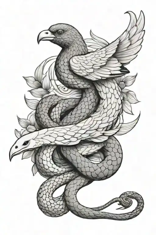 Snake And Dove Holding