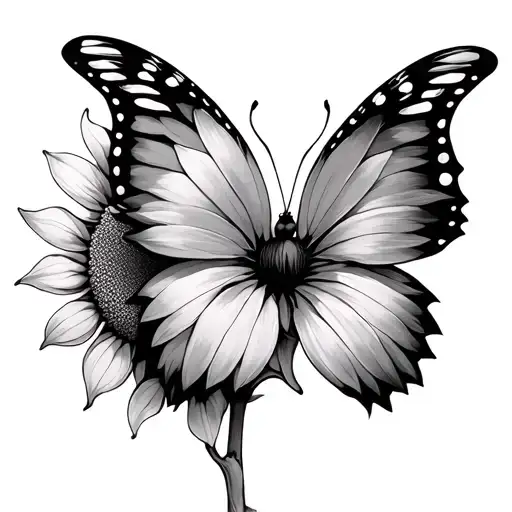 Butterfly Sun Sunflower Incorporated