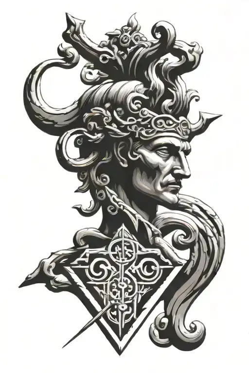 Grec God Symbol In Alchemy