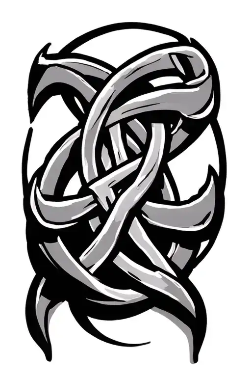 Viking Style Celtic Father Son Knot