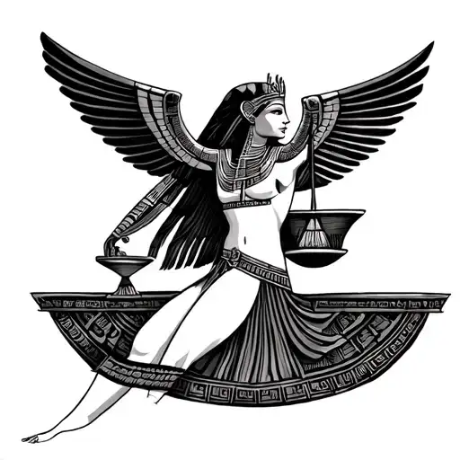 Maat Egyptian Goddess Of Balance