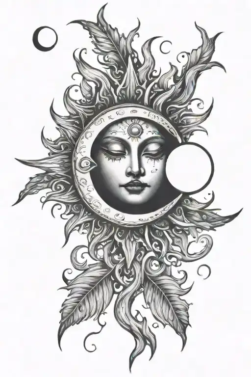 Sun Wrapped Around Moon