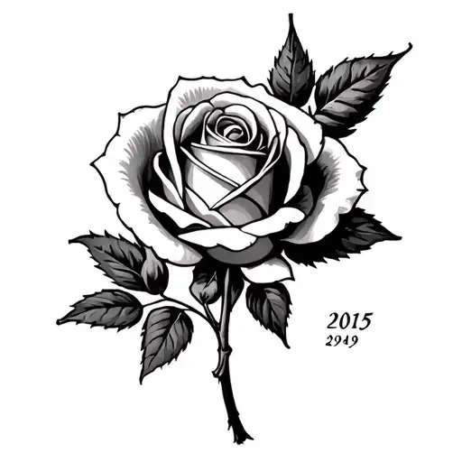Rose And Dates 1949 And 2015