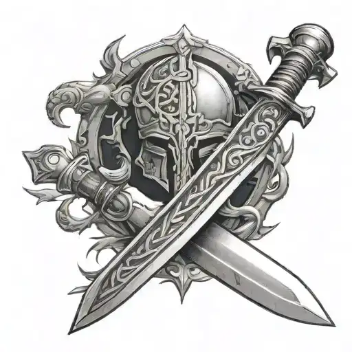 Sword Tattoo Featuring For Honor