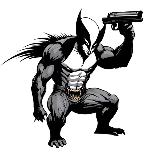 Wolverine Animal Shooting