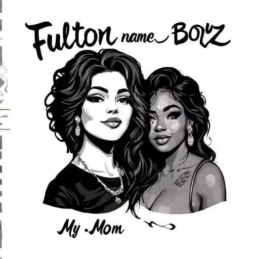 My Last Name Fulton Boyz And My Mom