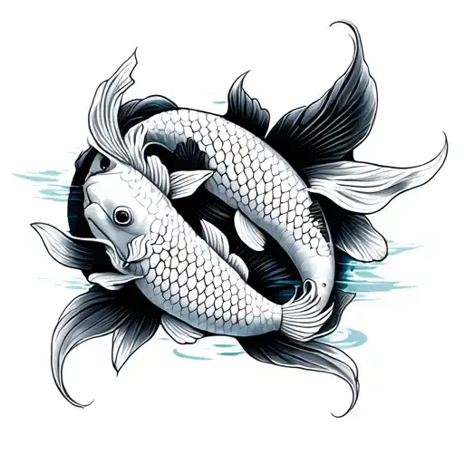 Two Koi Fish