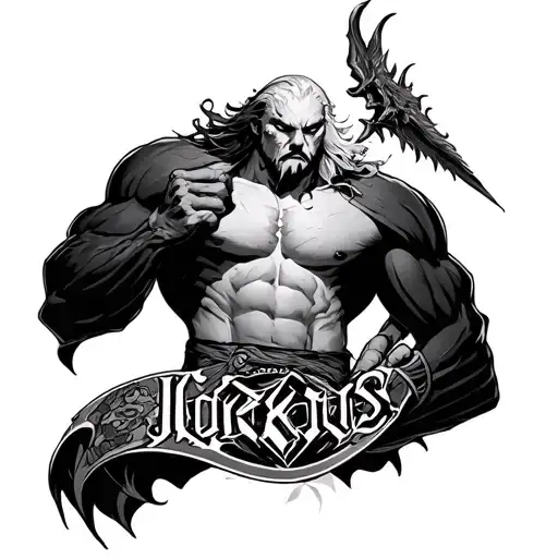 I Want A Chest Tattoo Where The Good Fights The Evil Side And Wins Iver Him