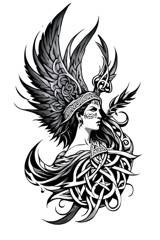 Greek Mythology Inspired Celtic Wiccan An Tribal