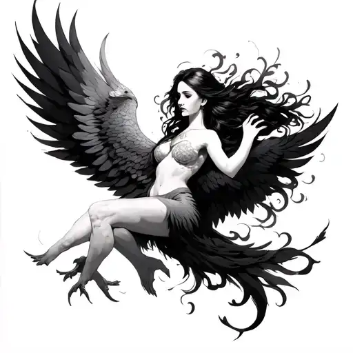 Woman Phoenix Rising